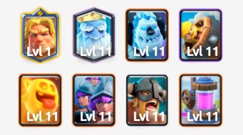 Mazo de Caballero Dorado en Clash Royale