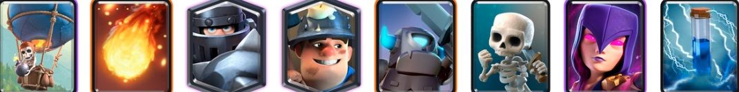 Mazo de globo en Clash Royale