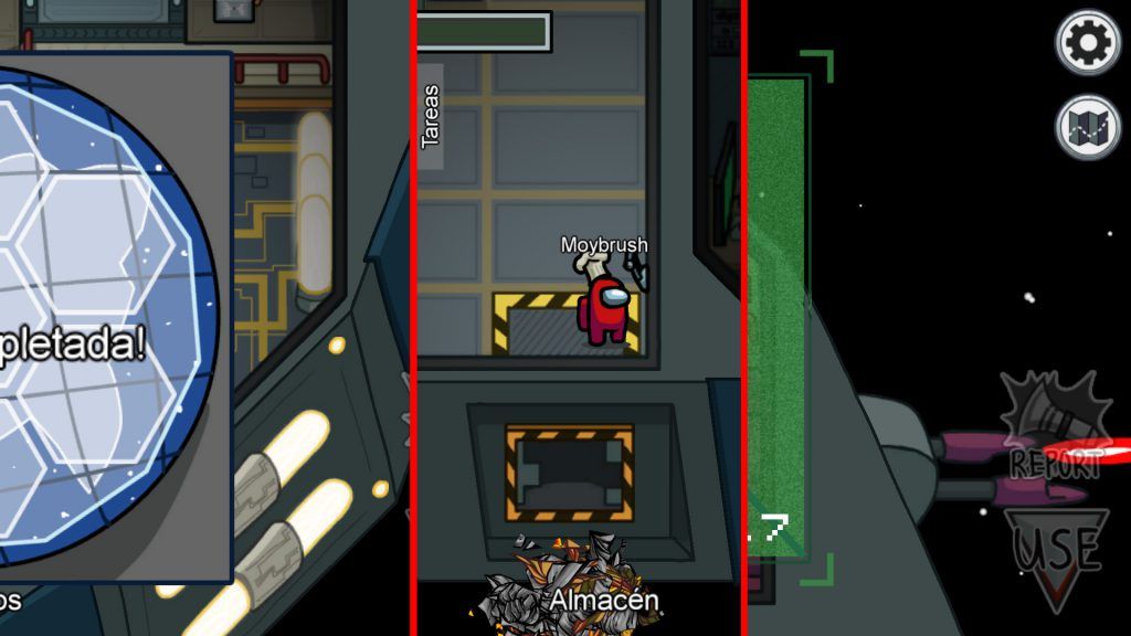 Among Us tareas visibles