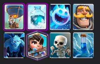 Mazo de Clash Royale, Arena 8
