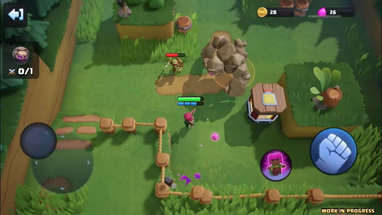 El gameplay de Clash Heroes, en fase beta