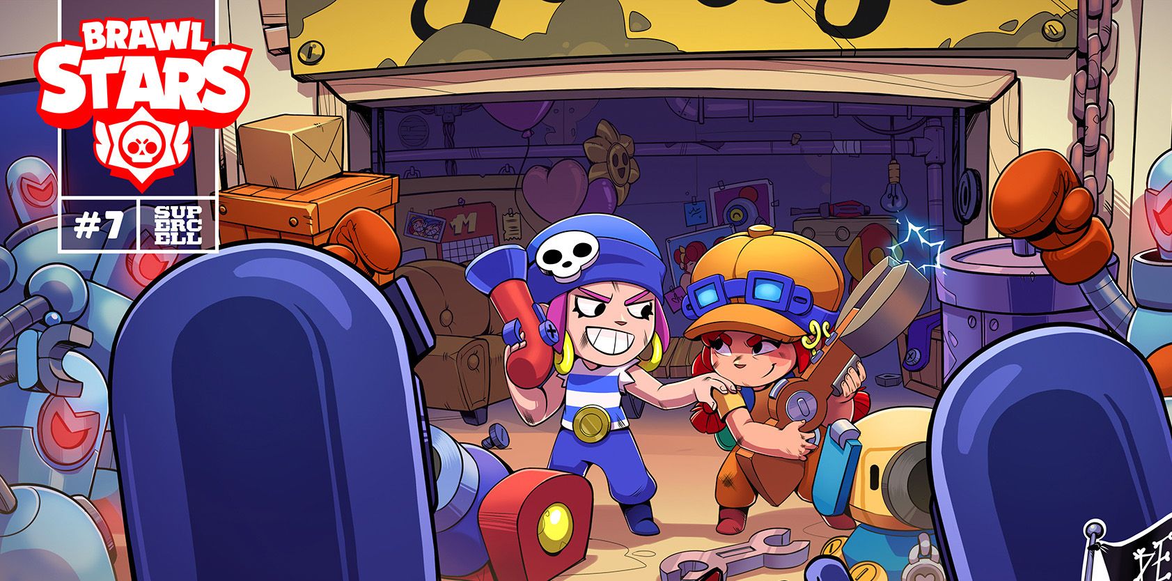 brawl stars logo rojo