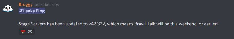 Brawl talk 26 febrero