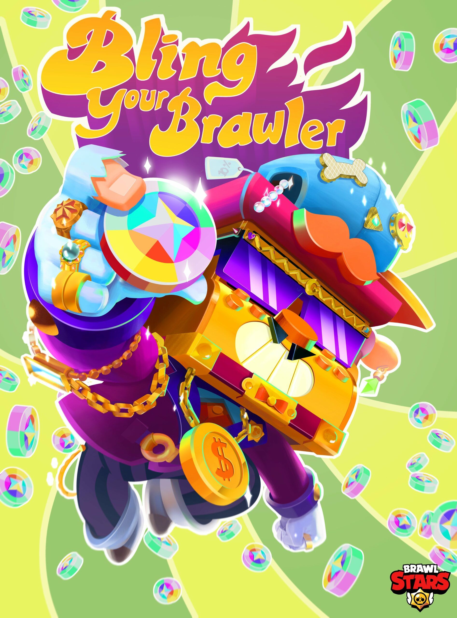 Griff rodeado de blines para la Brawl Talk