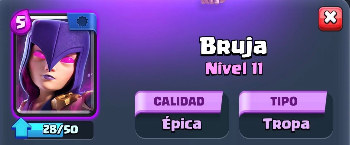 La nueva bruja de Clash Royale