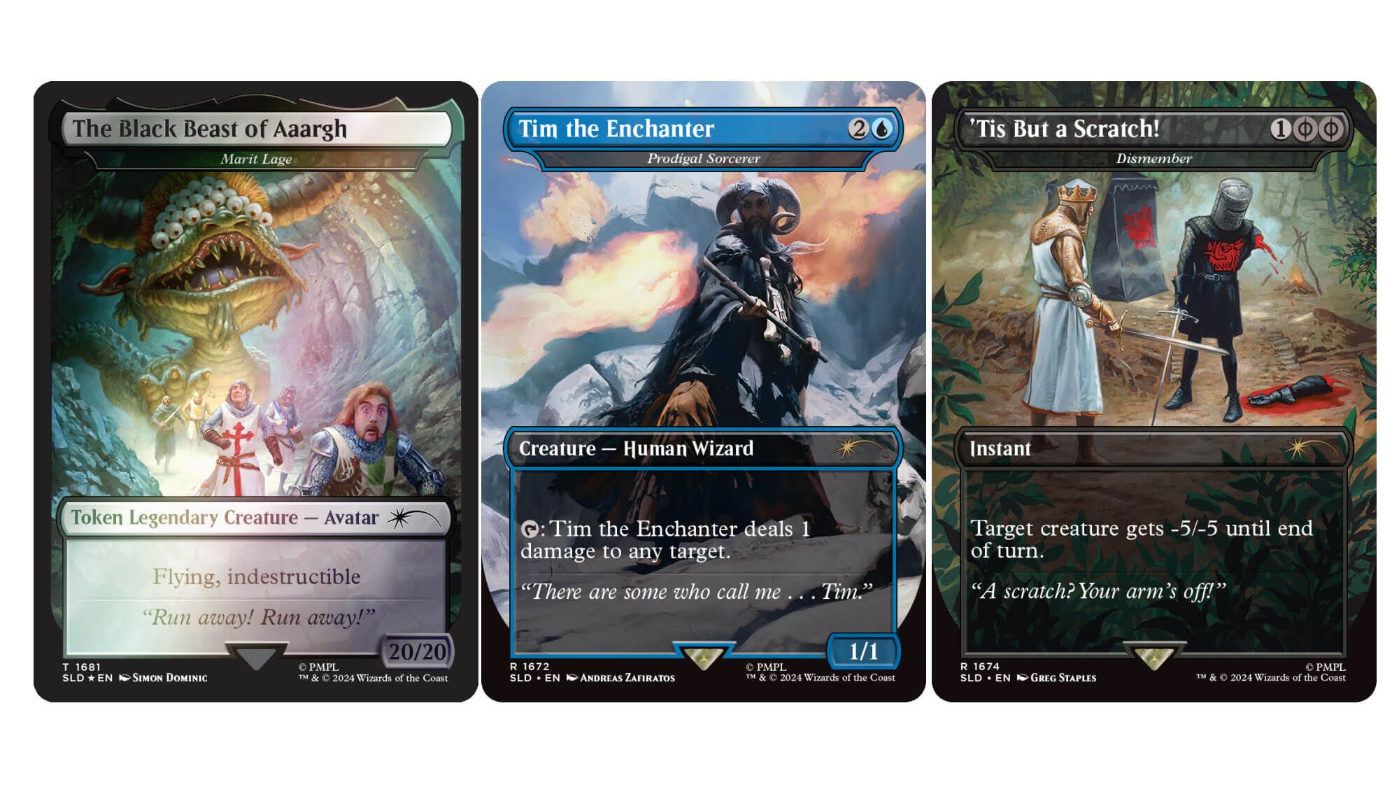  Cartas Magic de los Monty Python