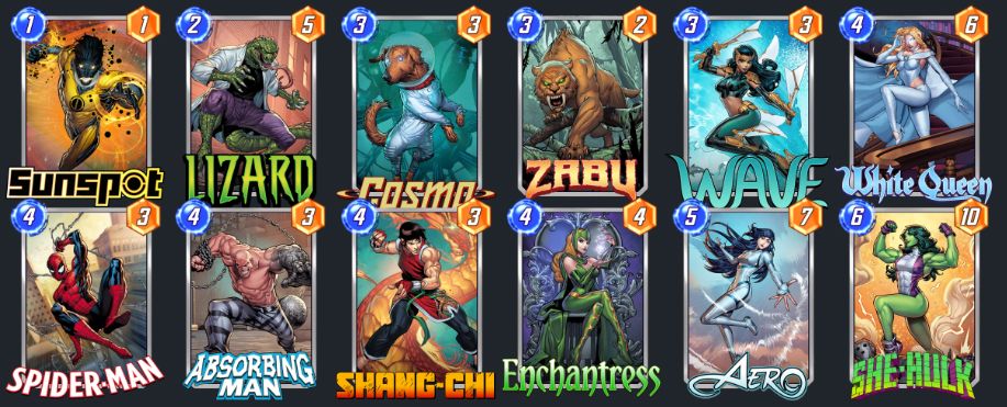 castillo plunder mazo 3 marvel snap