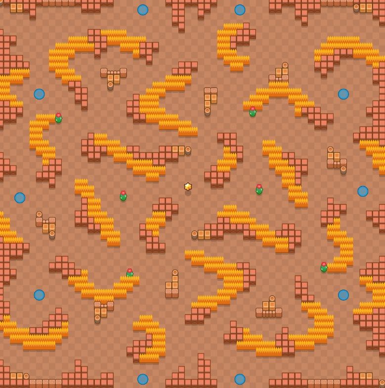 Coliflor, mapa de Estrella Solitaria en Brawl Stars