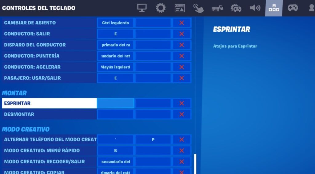 correr lobo jabali fortnite esprintar