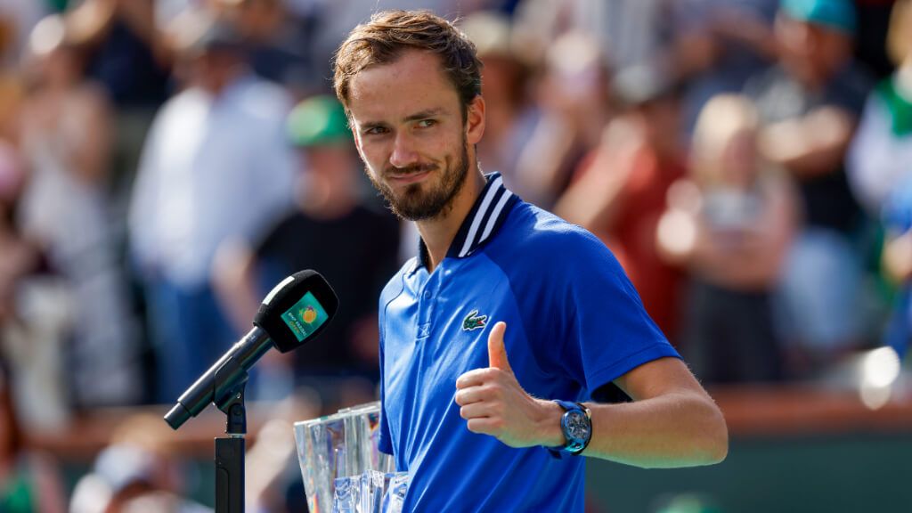  Daniil Medvedev tras la derrota con Carlos Alcaraz