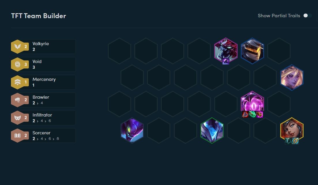 Composición del Vacío, en el 10.10 de TFT