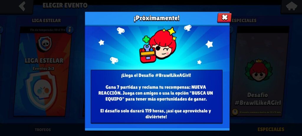 desafio #BrawlLikeAGirl brawl stars 8M