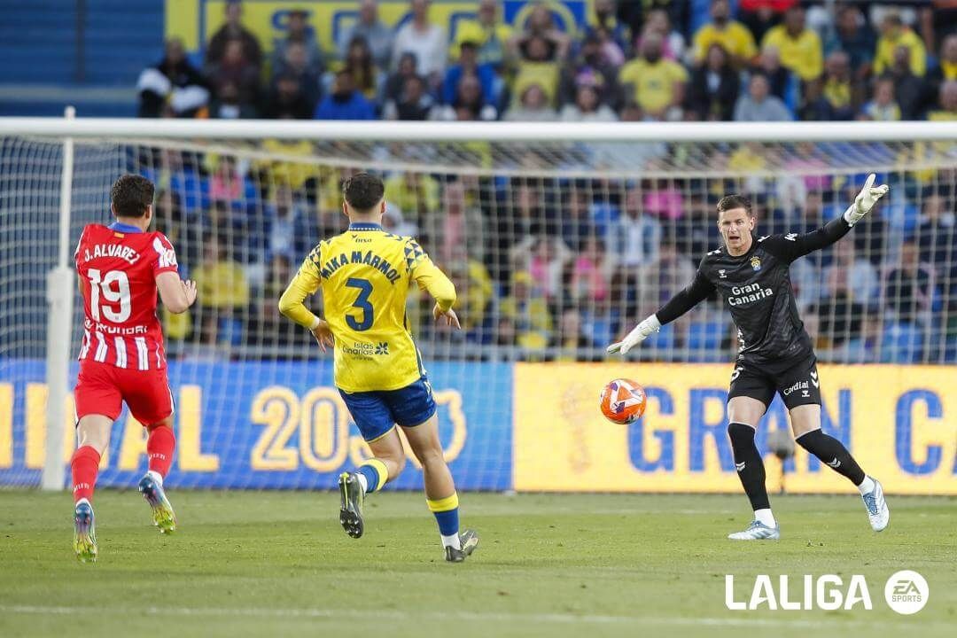  Dinko Horkas, durante el UD Las Palmas-Atlético de Madrid.