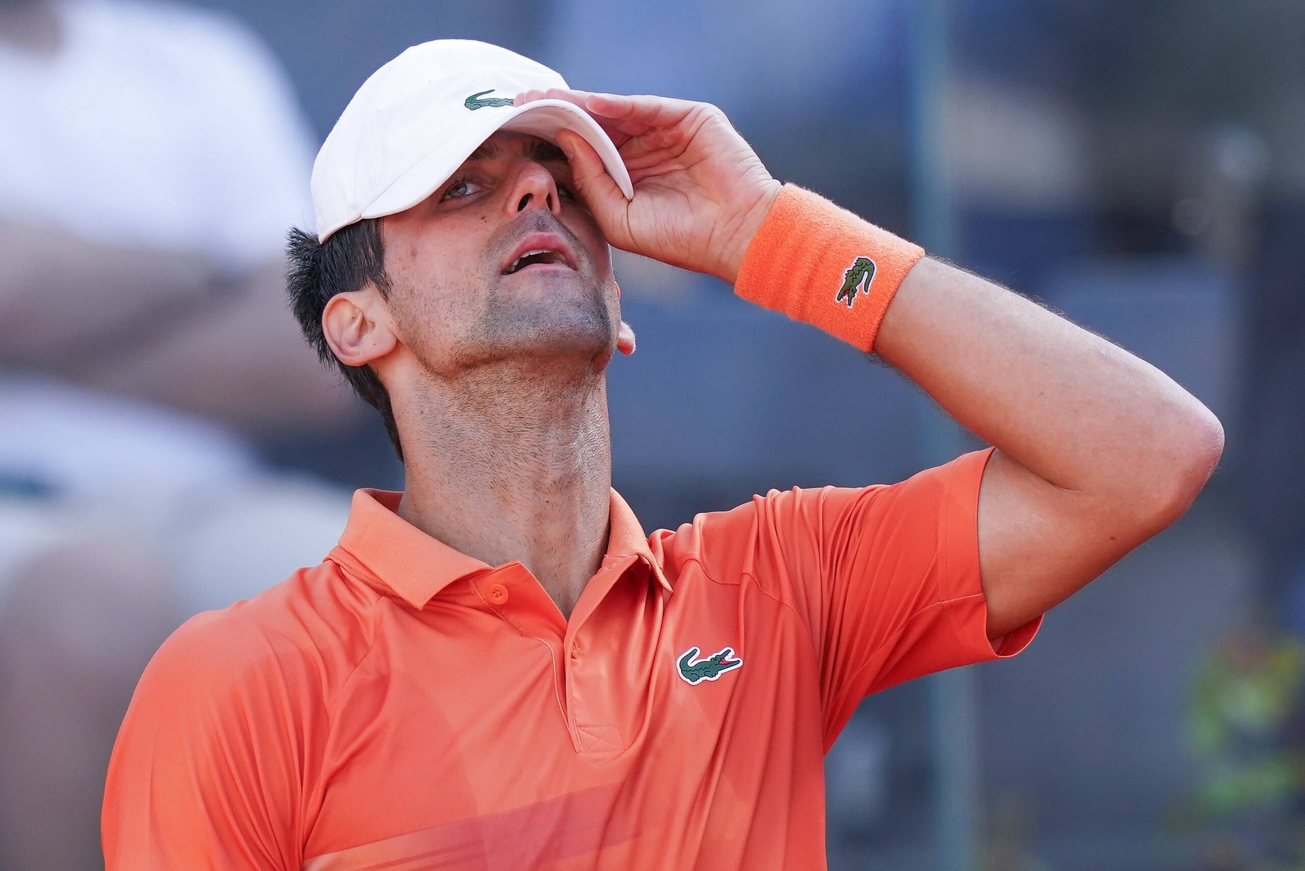  Novak Djokovic, durante el Masters 1.000 de Roma 2022.