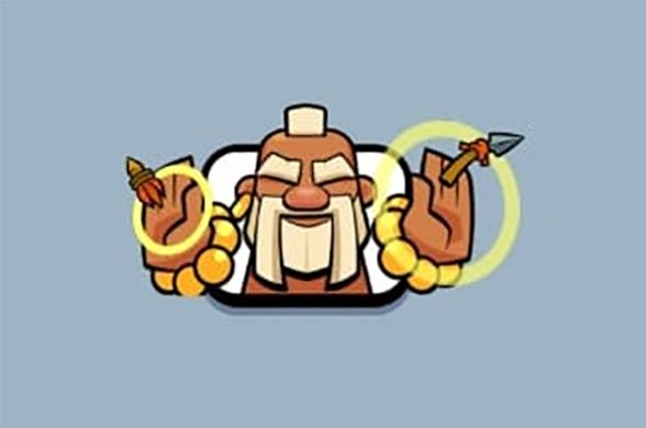 emote monje gratis clash royale