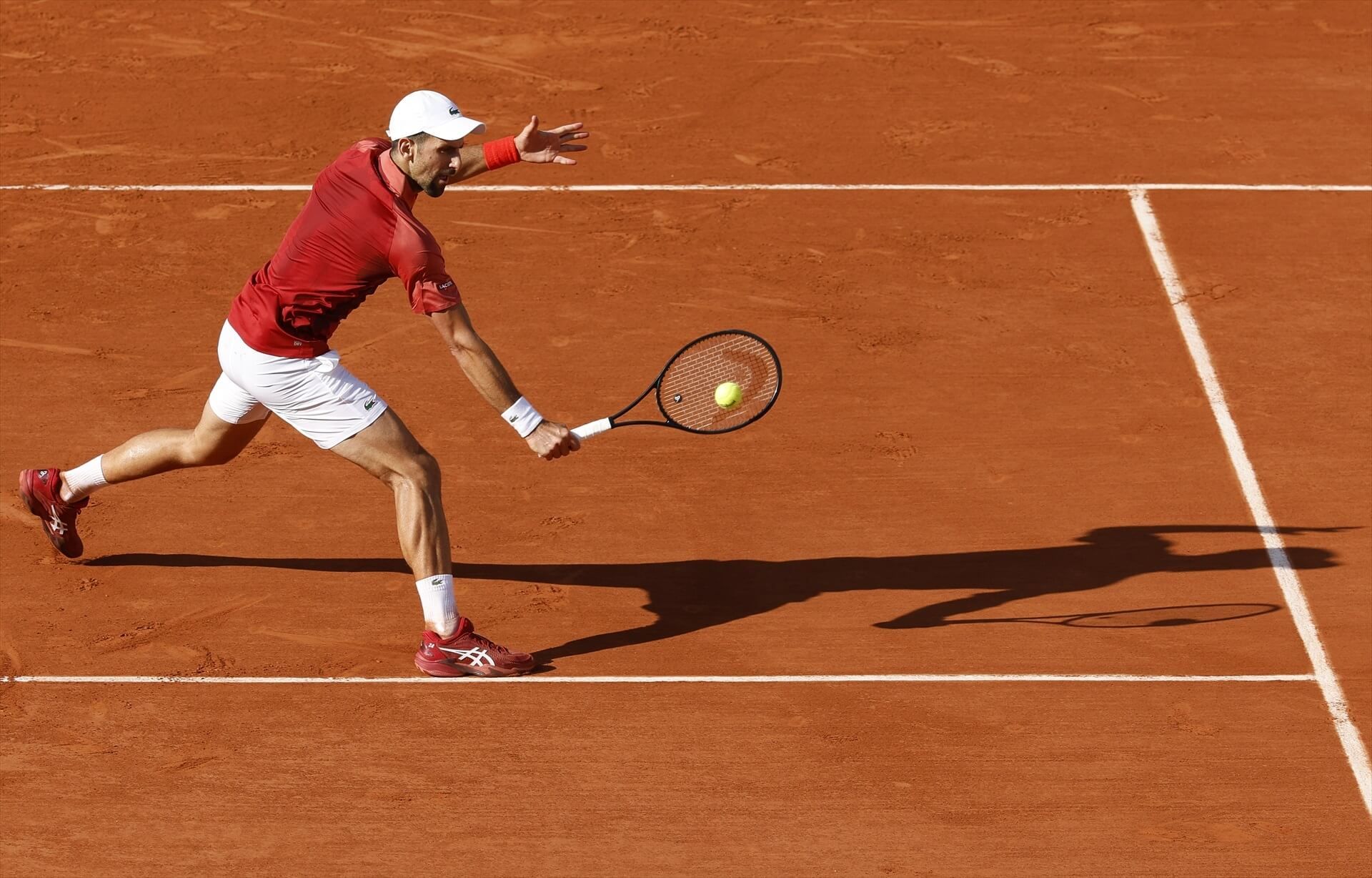  Novak Djokovic en Roland Garros