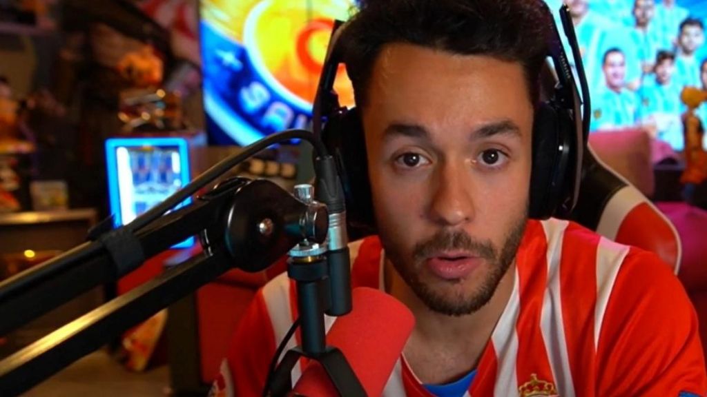  TheGrefg durante un emisión