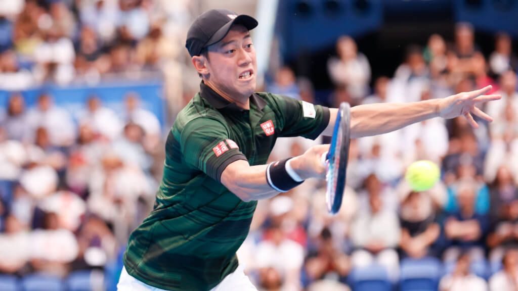  Kei Nishikori jugando al tenis (Cordon Press)