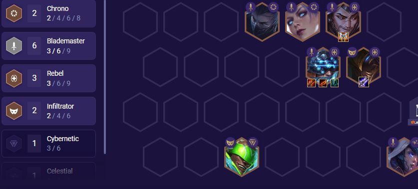 La composición Golden Blademasters en TFT con Master Yi