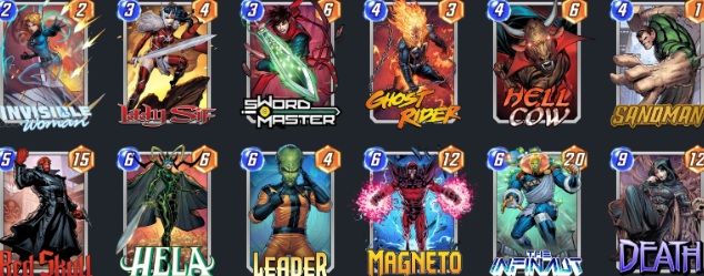 Mazo de Hela en Marvel Snap