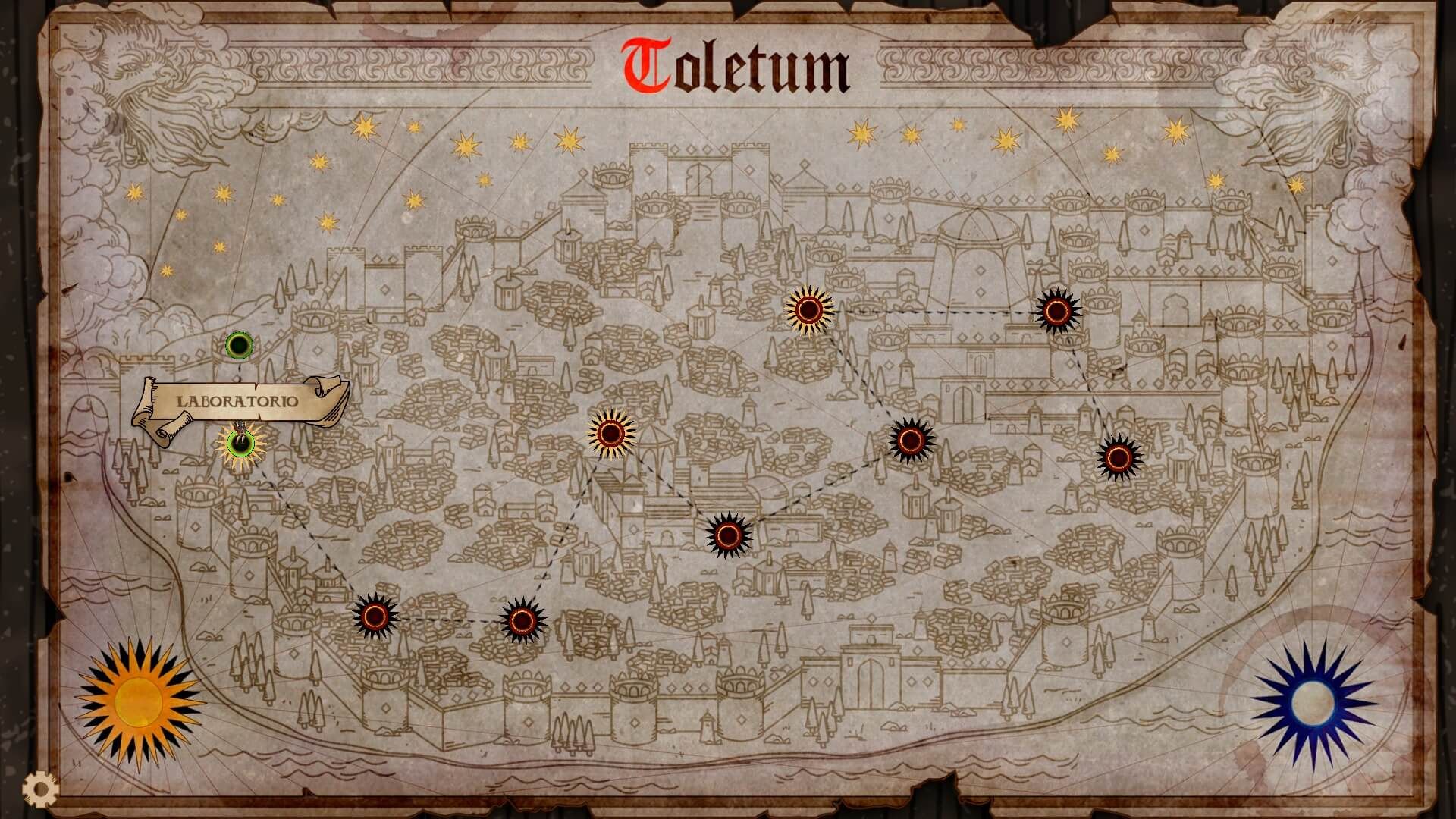  El mapa tras cada combate, muy a lo Slay the Spire.