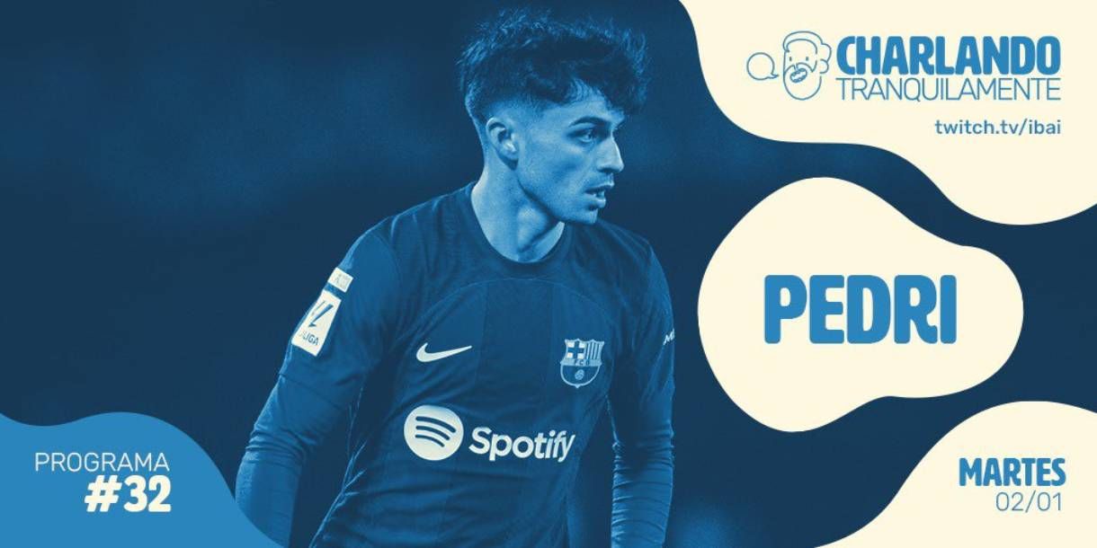Ibai comienza 2024 Charlando Tranquilamente con Pedri
