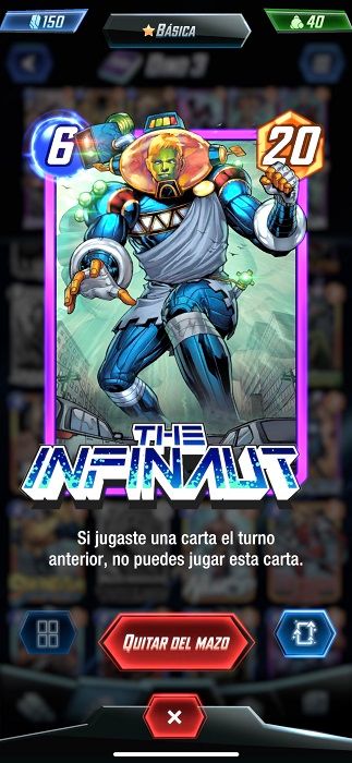 The Infinaut en Marvel Snap