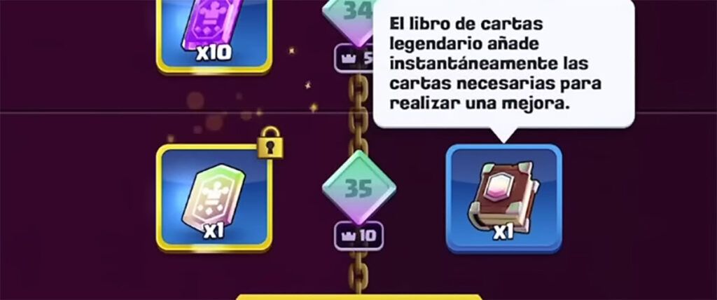 libro cartas legendario clash royale clashmas
