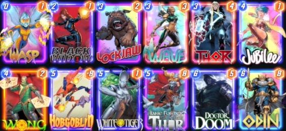 Mazo de Odín en Marvel Snap