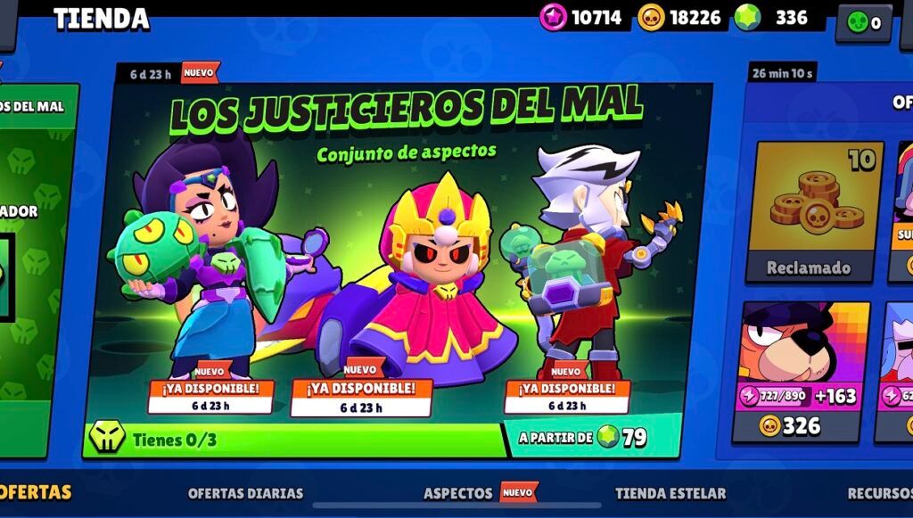 Los justicieros del mal de Brawl Stars
