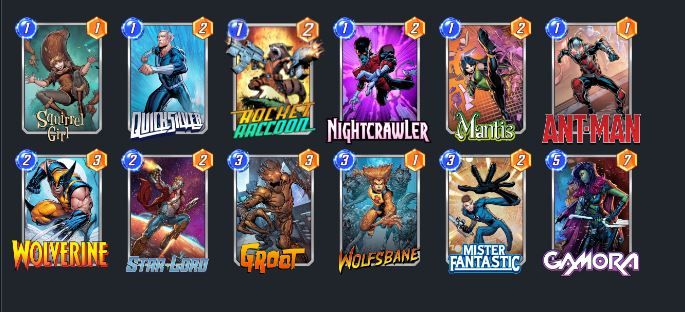 Mazo coste bajo Marvel Snap