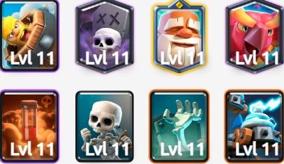 Mazo de monje y fénix en Clash Royale