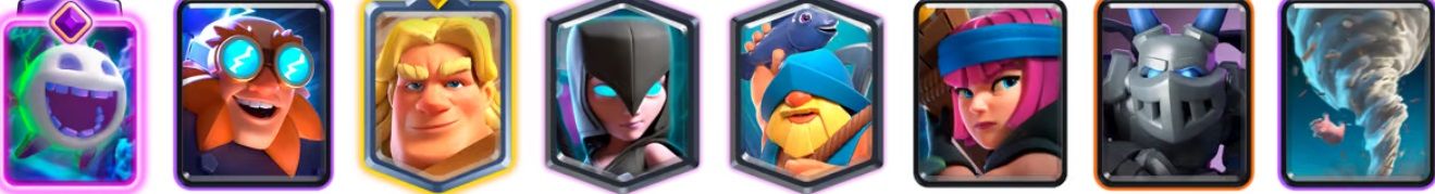 Deck de egiant con el espíritu de hielo evolucionado.