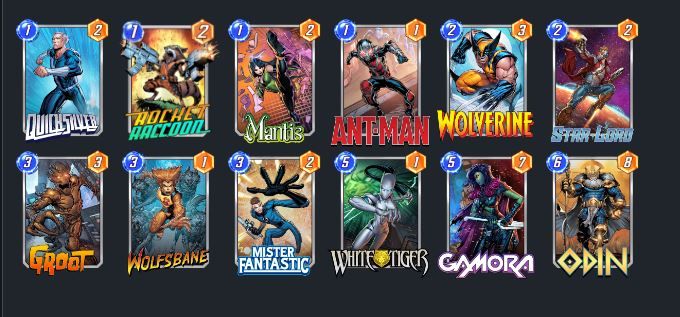 Mazo 3 bajo coste Marvel Snap