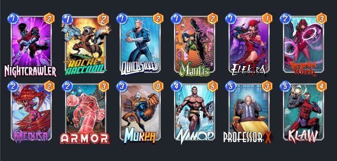 Mazo 4 bajo coste Marvel Snap