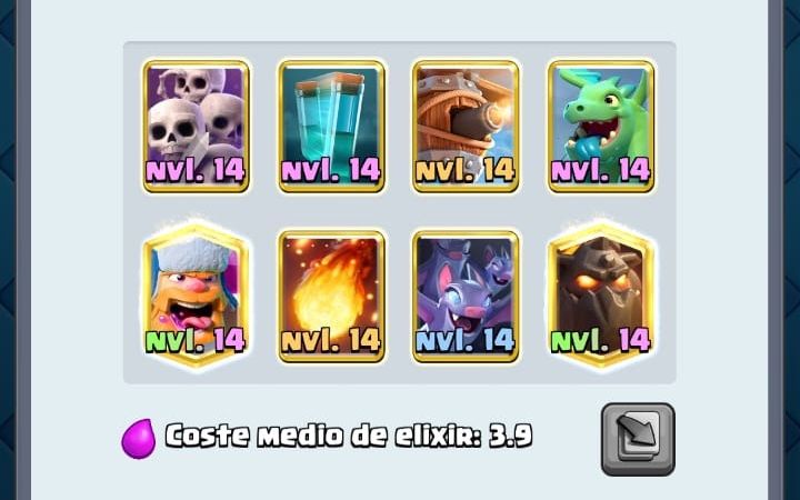 mazo aéreo 2 clash royale
