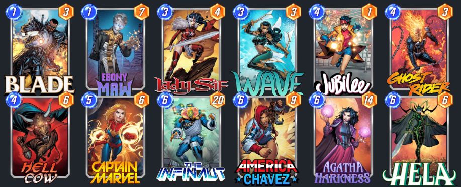 mazo agatha harkness marvel snap 1