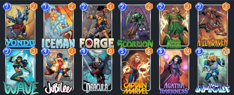 mazo agatha harkness marvel snap 4