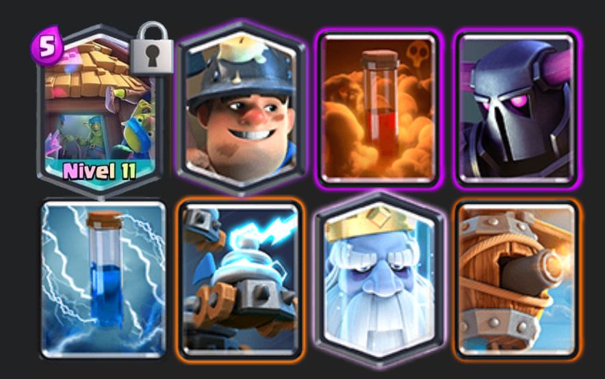 mazo choza fiestera duendes 2 clash royale