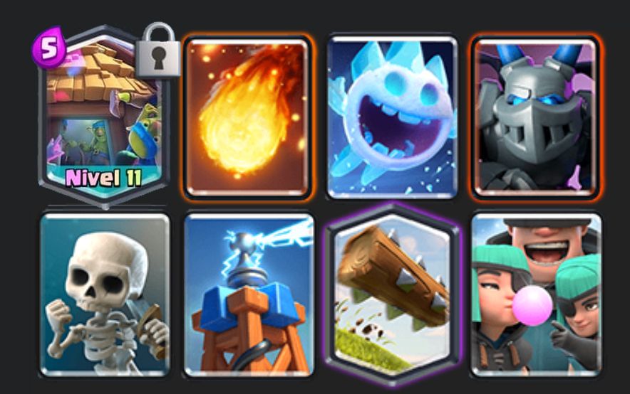 mazo choza fiestera duendes 3 clash royale