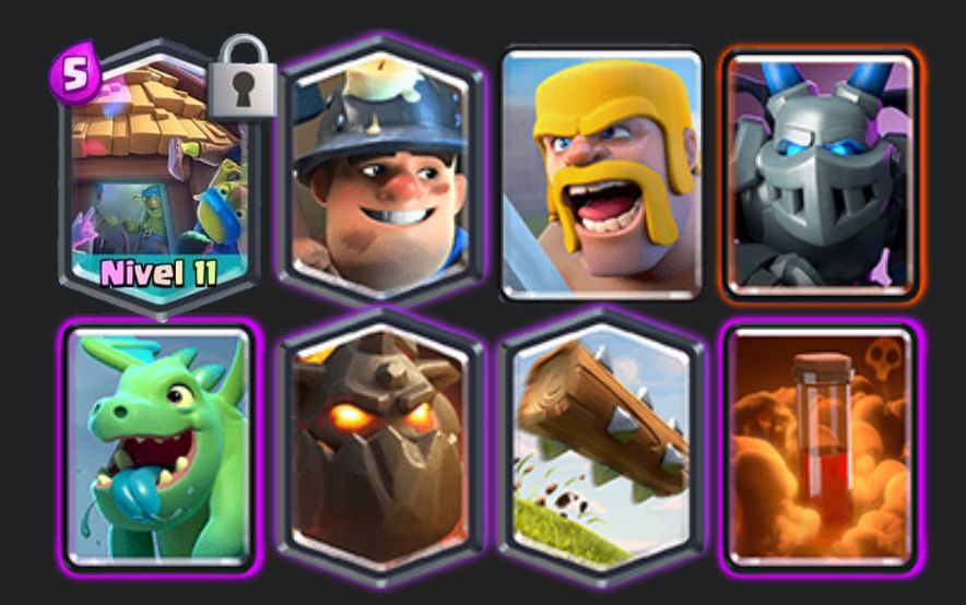 mazo choza fiestera duendes 4 clash royale