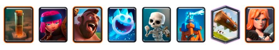 Mazo de montapuercos en Clash Royale