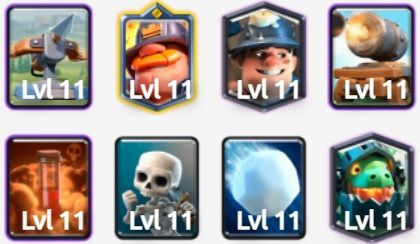 Mazo de minero y gran minero en Clash Royale