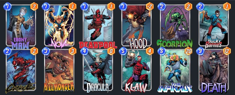 mazo puente desvencijado 1 marvel snap