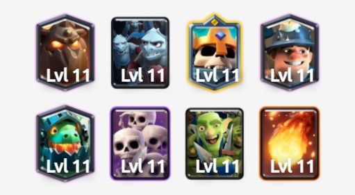 Mazo Rey Esqueleto de Clash Royale