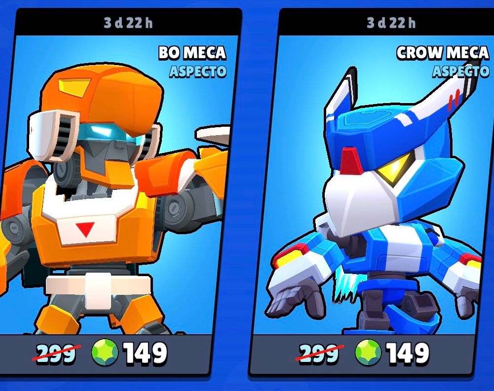 Los tres mecas de Brawl Stars