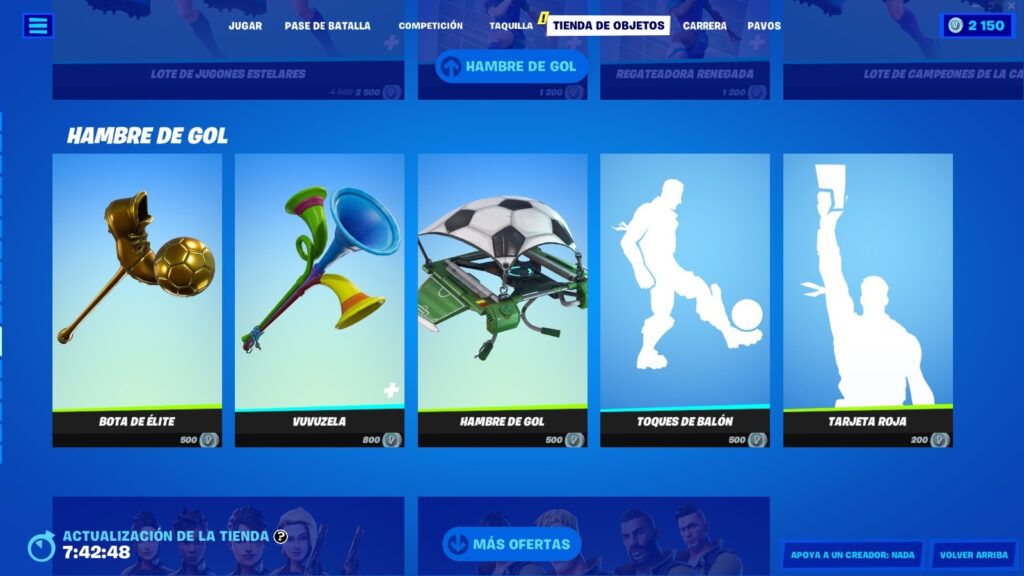 mundial fútbol Fortnite