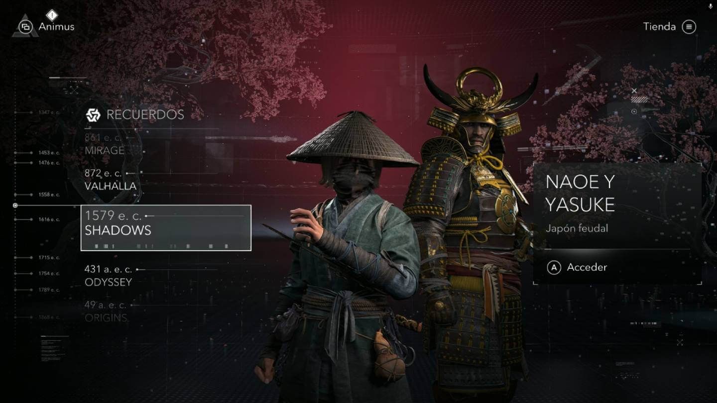  Naoe y Yasuke en Assassin's Creed Shadows
