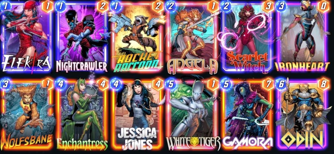 Mazo de Odín en Marvel Snap