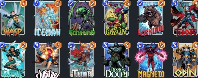 Mazo de Odín en Marvel Snap